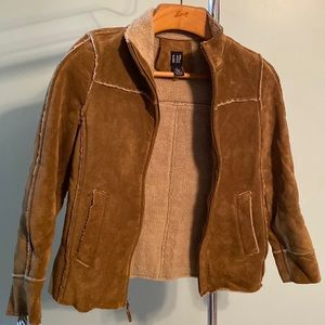 Gap leather suede woman’s jacket